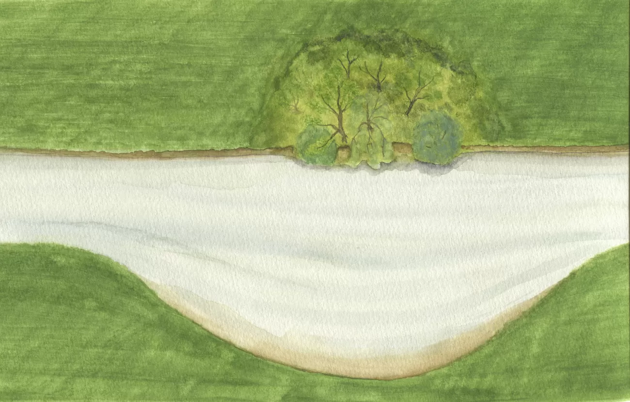 Alternative lodge location top view - Dick Klees